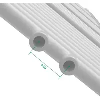 Neu.haus Handdoekradiator Voss 160x60x3 cm wit