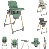 Kikkaboo Olive Highchair Groen Kinderen