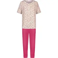 Mey Pyjama 7/8-lang Serie Petites Fleurs Pistachio Cream | Maat 46