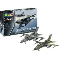 Revell Modelbouwpakket Militaire voertuigen - 03801 Tornado Twin-Pack - 50e verjaardag Panavia Tornado - 2 Straaljagers Plastic - 1:72 -