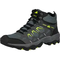 Lico Boots 'Sierra' donkergrijs / mintgroen / zwart