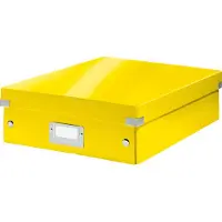 Leitz Organisatorische Box Klik + Bewaarplaats, medium, geel