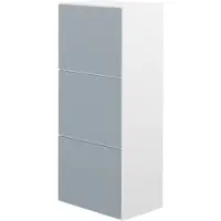 Symbiosis Schoenenkast Baylinn 3 draaideuren en 5 legplanken-celadon grijs/wit