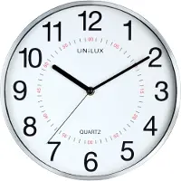 Unilux Aria wandklok, diameter 30,5 cm, grijs