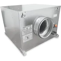 Soler & Palau S&P CAB-160 ECOWATT energiezuinige EC boxventilator 590 m3/h - geluidgedempt - + 2x RCF160/150mm