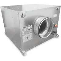 Soler & Palau [TweedeKans] S&P CAB-200 ECOWATT energiezuinige EC boxventilator 1090 m3/h - geluidgedempt - aansluiting 200mm