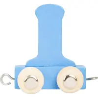 Small Foot - Houten Lettertrein Kleur - I
