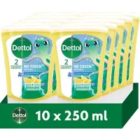 Dettol No-Touch Handzeep Navulling Citrus 250ml - 10 stuks - Voordeelverpakking