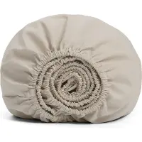 Yumeko Hoeslaken Katoen TENCEL 180x200 Beige - Eco, Bio & Fairtrade