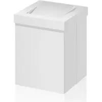 DECOR WALTHER Prullenbak DW 1130 Met Deksel White Matt