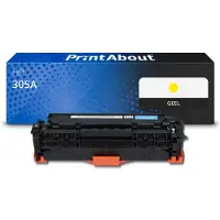 PrintAbout Huismerk HP 305A (CE412A) Toner Geel