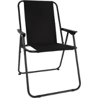 Redcliffs Vouwstoel 57x48x42cm zwart zwart Metaal Campingstoel