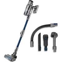 Ufesa U7 Digital Animal, steelstofzuiger 2-in-1, zonder zak, blauw, grijs, 0,6 liter, rechthoekig, voor droog gebruik