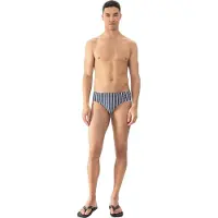 Mey Zwemslip Serie Classic Stripe Yacht Blue | Maat M