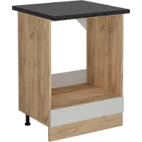 Vicco R-Line Ovenombouwkast – 60 cm, WB Antraciet Wit Landhuis