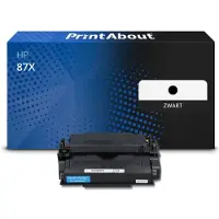 PrintAbout Toner 87X (CF287X) Zwart Hoge capaciteit geschikt voor HP