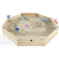 Plum Zandbak mega hout