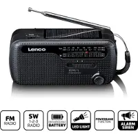 Lenco Draagbare radio MCR-113BK - Zwart