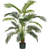 Mica Decorations Areca Palm Kunstplant in Pot - H134 x Ø50 cm - Groen