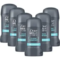 Dove Men + Care Clean Comfort Deo Stick - 6 x 50 ml