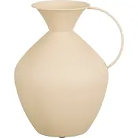 Mica Decorations Gyge Vaas - L26 x B22 x H31 cm - Metaal - Off-white