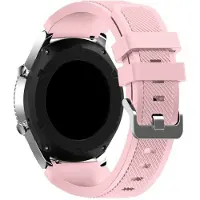 Strap-it Smartwatch bandje - siliconen bandje geschikt voor Huawei Watch GT 2 42mm / GT 3 42mm / GT 3 Pro 43mm - Amazfit GTS 1-2-3-4 - Mini / Bip / GTR 42mm - roze