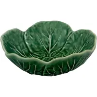 Bordallo Pinheiro Schaaltje - Koolblad - Groen - Ø 12 cm - set van 4