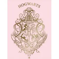 Harry Potter - Fleecedeken - Plaid - Deken - Roze - 100x140cm