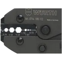Würth - 2C-krimptang voor BNC coaxkabelverbinders - Krimptang Voor BNC-coaxconnectoren x 1 st