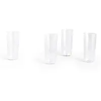 HAY Waterglas Angle Glass Tall H13 Clear (Set van 4)