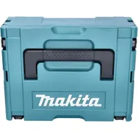 Makita DBO 484 RG1J Accuschuurmachine 18 V 112 x 102 mm + 1x accu 6.0 Ah + lader + Makpac