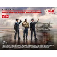 ICM Modelbouwpakket Militaire voertuigen - 32118 WWII Pilots of British Naval Aviation Plastic - 1:32 - Modelbouw