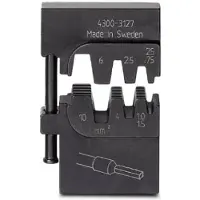 Phoenix Contact CRIMPFOX-M 10/DIE 1212080 Krimpprofiel Adereindhulzen 0.25 tot 10 mm² Geschikt voor merk 469547