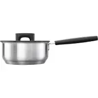 Fiskars Sauspan HARD FACE 1,8 l, 18 cm, met deksel, roestvrij staal, Fiskars