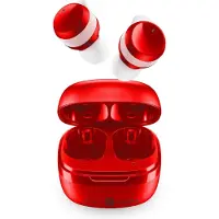 Music Sound BTMSTWSFLOWR hoofdtelefoon rood - Bluetooth 5.3 - 25 uur afspeeltijd