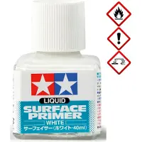 Tamiya Hobbyverf - 87096 Liquid Surf Primer - White - 40ml Verf potje - 40 ml