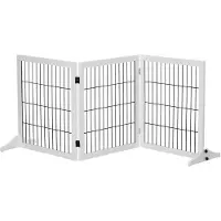 PawHut Paws Deurhek trap appartement baby hond veiligheidshek dieren veiligheidshek trap veiligheidshek open haard veiligheidshekje hout kind traphekje honden barrière rooster open haard rooster hond deur