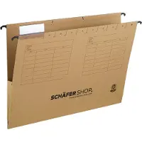 Schäfer Shop hangmap, met soufflets aan de zijkant, voor formaten tot A4