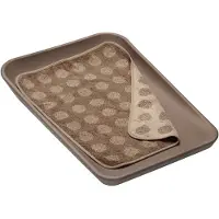 Leander Topper - Matty - 50x65 cm - Mocca m. Punkte - - One Size - Handtücher