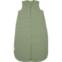 Meyco Baby Uni Baby Slaapzak Gevoerd - Pre-washed Hydrofiel - Olive Green - 110cm - 2.0 TOG