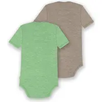 Normani Rompertje/body 'Tauranga' beige / groen / gemengde kleuren