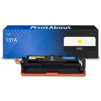 PrintAbout Toner 131A (CF212A) Geel geschikt voor HP