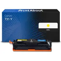 PrintAbout Huismerk Canon 731 Y Toner Geel