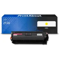PrintAbout Toner 212A (W2122A) Geel geschikt voor HP
