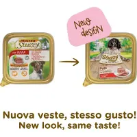 Stuzzy Paté met rund nat hondenvoer (150 g) 1 tray (22 x 150 g)
