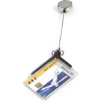 Durable Deluxe Pro kaarthouder met afrolmechanisme 85 x 54 mm (10 stuks)