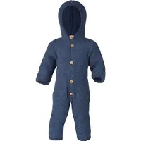 Engel - Baby Overall met Capuchon - Overall 74/80, blauw