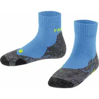 Falke TK2 Korte sokken Kinderen, turquoise/grijs EU 23-26 2023 Trekking- & Wandelsokken