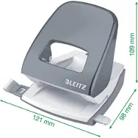 Leitz 5008 NeXXt perforator zwart 2-gaats (30 vellen)