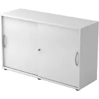 Hjh OFFICE PRO BETA 1752S - Wit Hoogte van de map | 2 OH Schuifwandkast Metalen handgreep